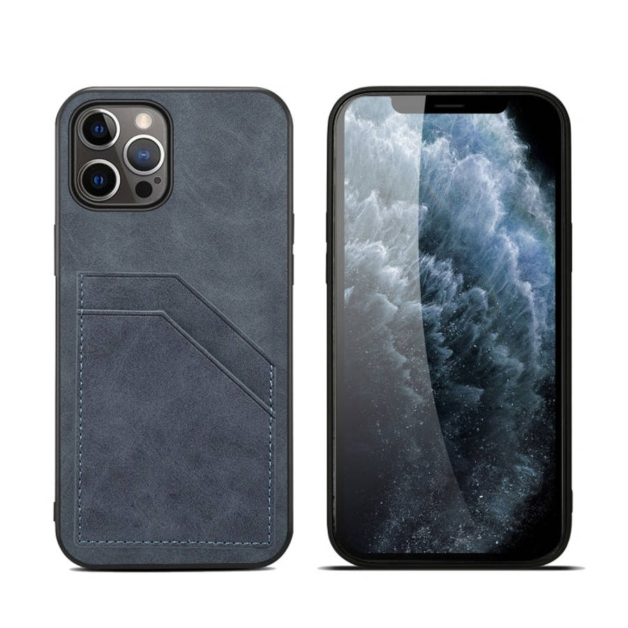 Card Slots Full Coverage PU+TPU Phone Case, For iPhone 13, For iPhone 13 Pro, For iPhone 13 Pro M...