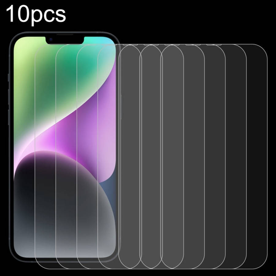10 PCS 0.26mm 9H 2.5D Tempered Glass Film, For iPhone 14 (10pcs), For iPhone 14 Plus (10 PCS), Fo...
