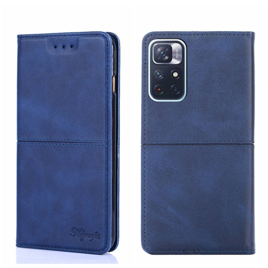 Cow Texture Magnetic Horizontal Flip Leather Phone Case, For Xiaomi Redmi Note 11T Pro 5G/Redmi N...