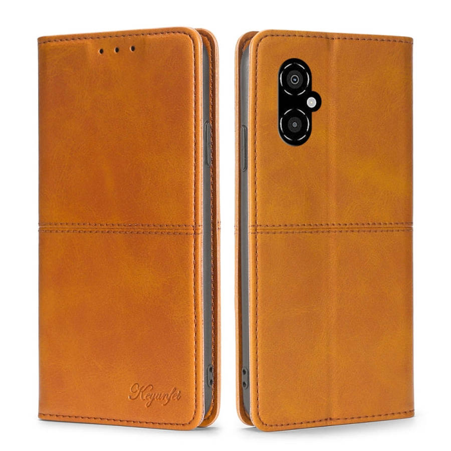 Cow Texture Magnetic Horizontal Flip Leather Phone Case, For Xiaomi Redmi Note 11T Pro 5G/Redmi N...