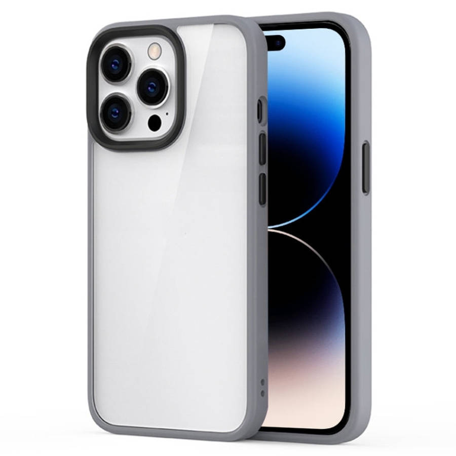 Ming Shield Hybrid Frosted Transparent Phone Case, For iPhone 14 Pro Max, For iPhone 14 Pro, For ...