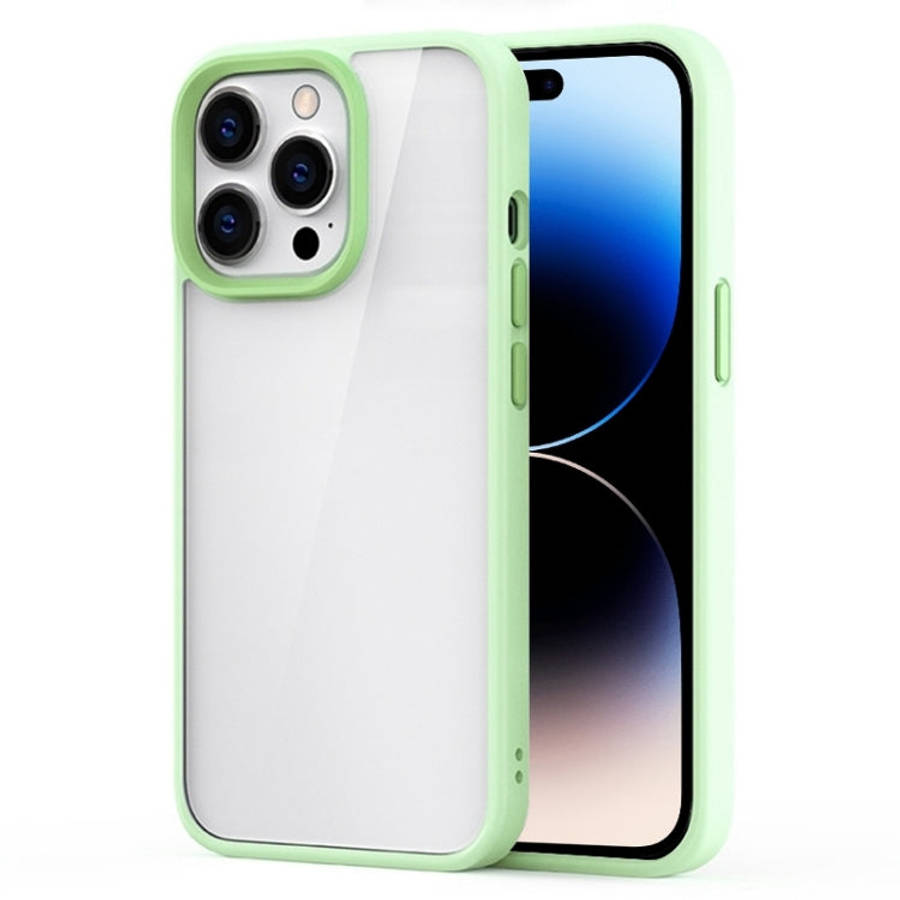 Ming Shield Hybrid Frosted Transparent Phone Case, For iPhone 14 Pro Max, For iPhone 14 Pro, For ...