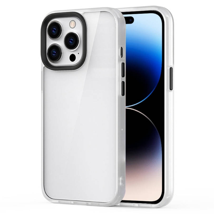 Ming Shield Hybrid Frosted Transparent Phone Case, For iPhone 14 Pro Max, For iPhone 14 Pro, For ...