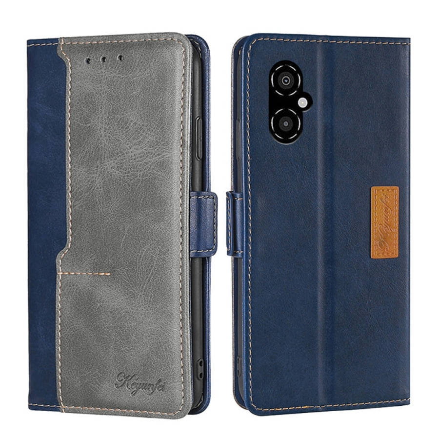 Contrast Color Side Buckle Leather Phone Case, For Xiaomi Redmi 10, For Xiaomi Redmi Note 11T Pro...