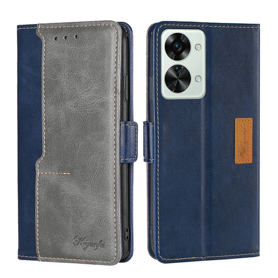 Contrast Color Side Buckle Leather Phone Case, For Xiaomi Redmi 10, For Xiaomi Redmi Note 11T Pro...