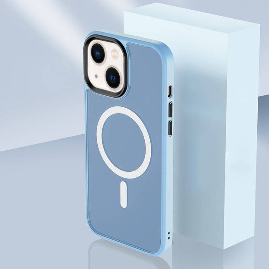 Skin Feel TPU + Frosted PC MagSafe Phone Case, For iPhone 14, For iPhone 14 Plus, For iPhone 14 P...