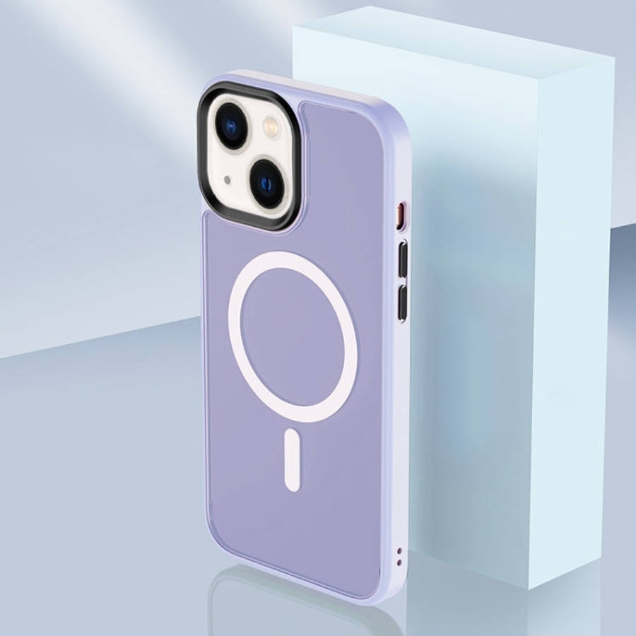 Skin Feel TPU + Frosted PC MagSafe Phone Case, For iPhone 14, For iPhone 14 Plus, For iPhone 14 P...
