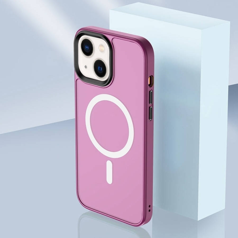 Skin Feel TPU + Frosted PC MagSafe Phone Case, For iPhone 14, For iPhone 14 Plus, For iPhone 14 P...