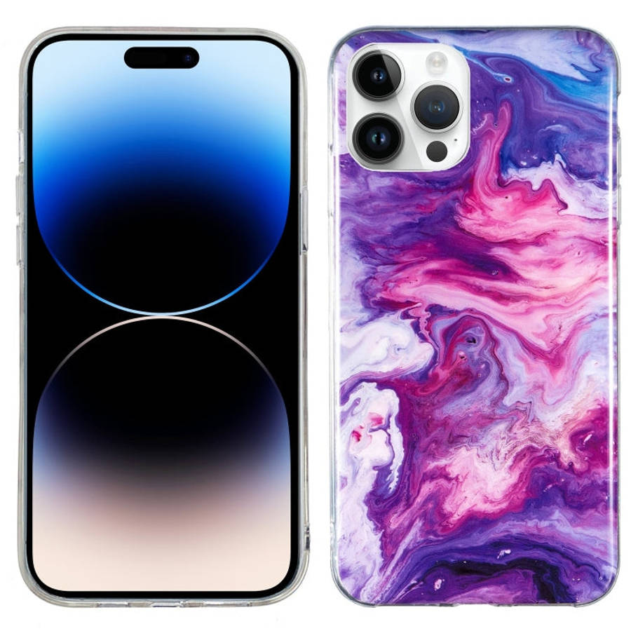 IMD Marble TPU Phone Case, For iPhone 14, For iPhone 14 Plus, For iPhone 14 Pro, For iPhone 14 Pr...