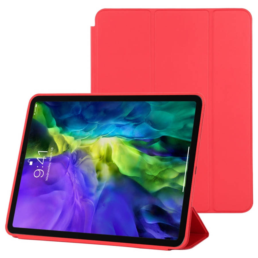 3-fold Horizontal Flip Smart Leather Case with Sleep / Wake-up Function & Holder, For iPad Pro 11...