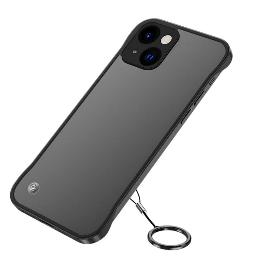 Metal Lens Frosted Finger Ring Strap Phone Case, For iPhone 14, For iPhone 14 Plus, For iPhone 14...