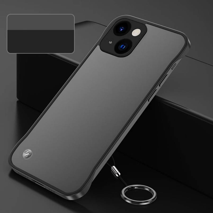 Metal Lens Frosted Finger Ring Strap Phone Case, For iPhone 14, For iPhone 14 Plus, For iPhone 14...