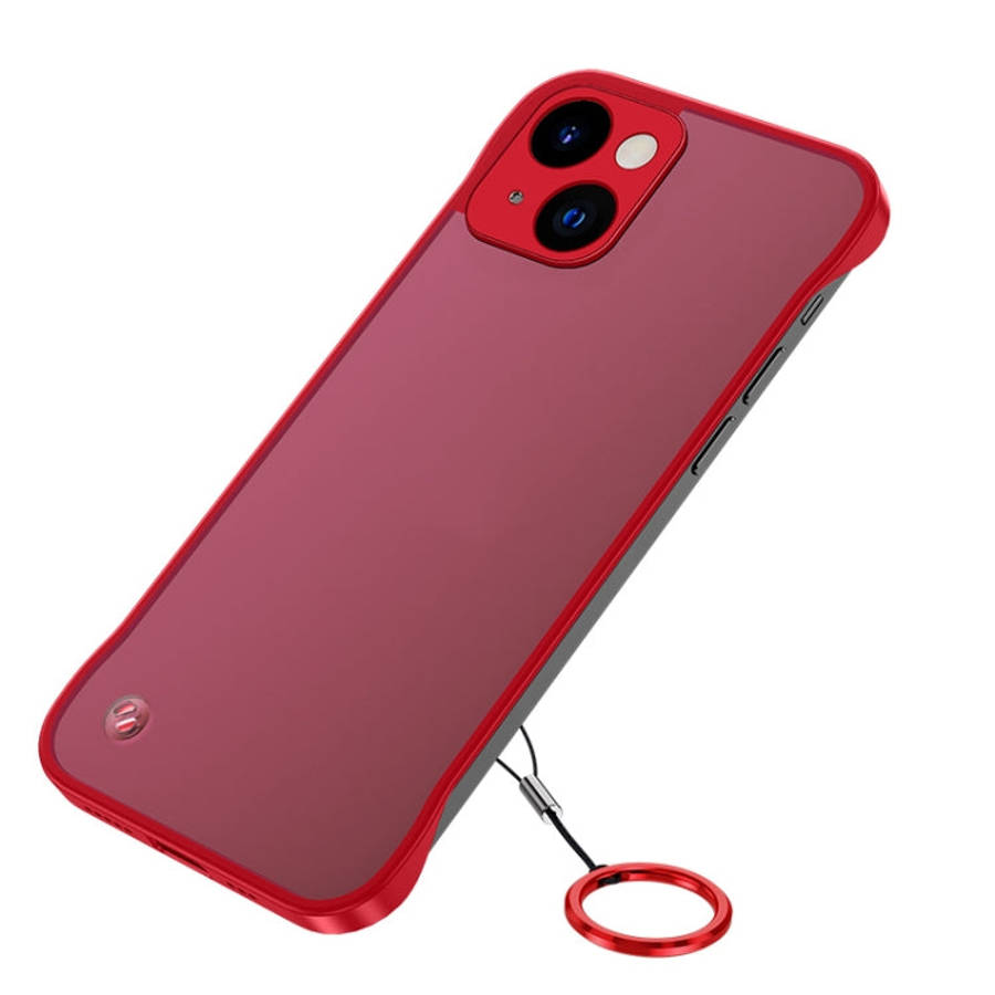 Metal Lens Frosted Finger Ring Strap Phone Case, For iPhone 14, For iPhone 14 Plus, For iPhone 14...