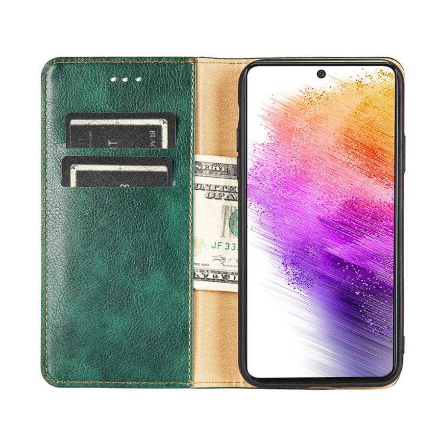 Gloss Oil Solid Color Magnetic Flip Leather Phone Case, For OPPO A57 4G 2022, For OPPO Reno7 A JP...