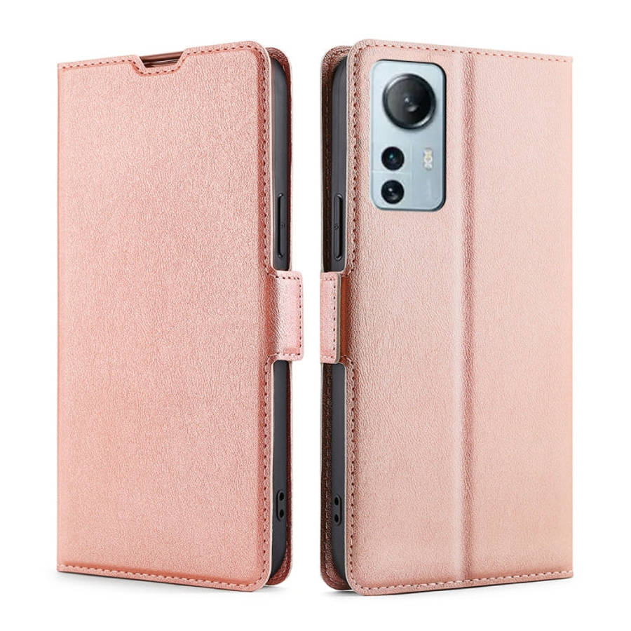 Ultra-thin Voltage Side Buckle Horizontal Flip Leather Phone Case, For Xiaomi 12 Lite, For Xiaomi...