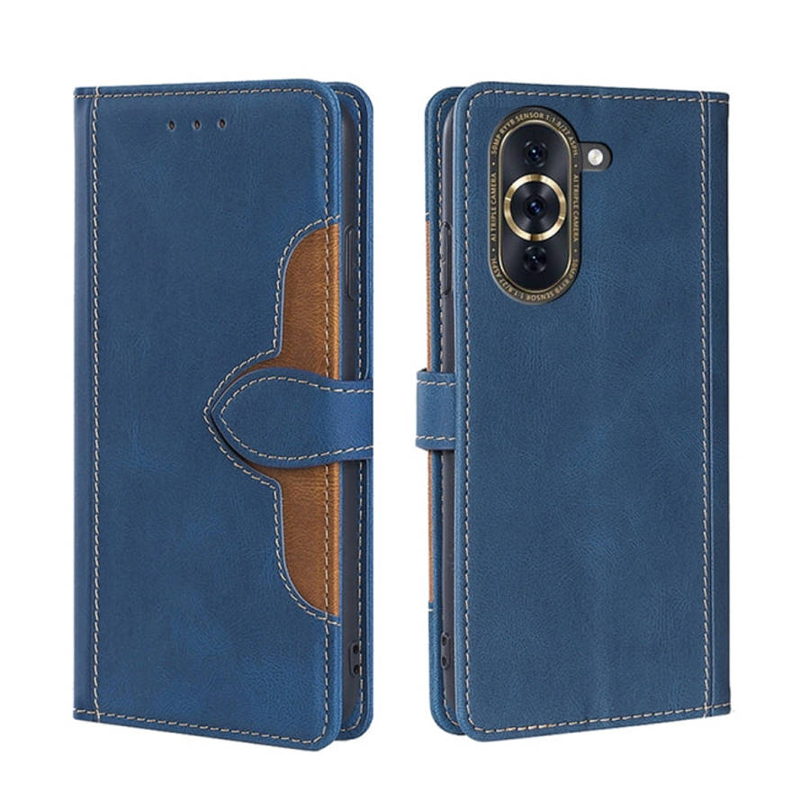 Skin Feel Magnetic Buckle Leather Phone Case, For Huawei nova 10, For Huawei nova 10 Pro, For Nok...