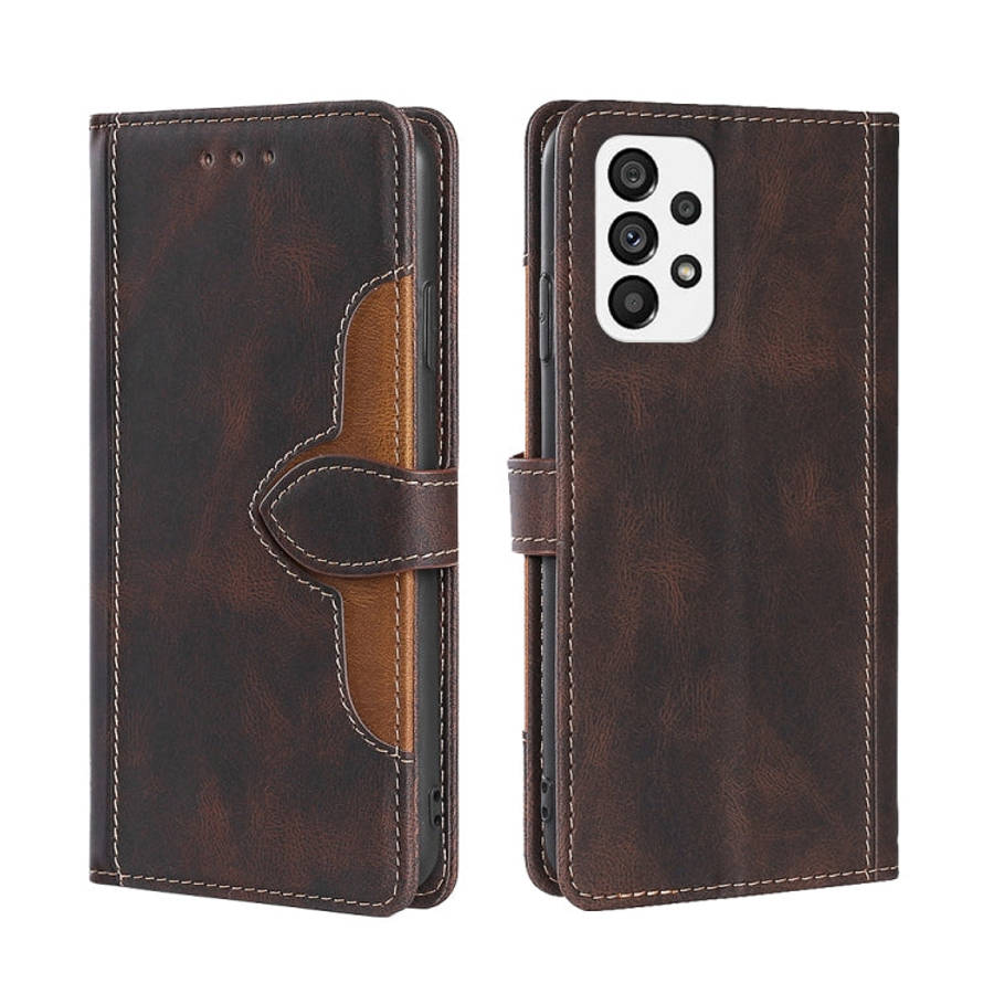 Skin Feel Magnetic Buckle Leather Phone Case, For Huawei nova 10, For Huawei nova 10 Pro, For Nok...