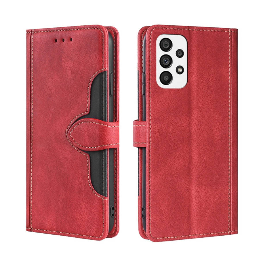 Skin Feel Magnetic Buckle Leather Phone Case, For Huawei nova 10, For Huawei nova 10 Pro, For Nok...