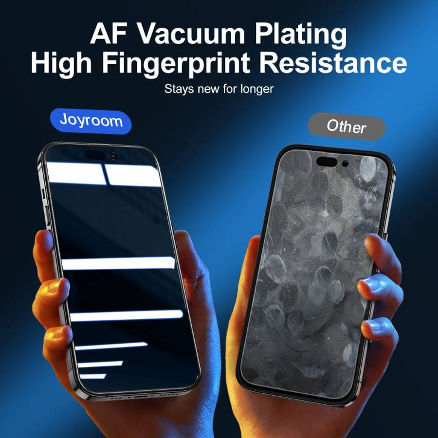 JOYROOM 2.5D Screen Printing Full Screen Black Edge Privacy Tempered Glass Film, For iPhone 14 Pl...