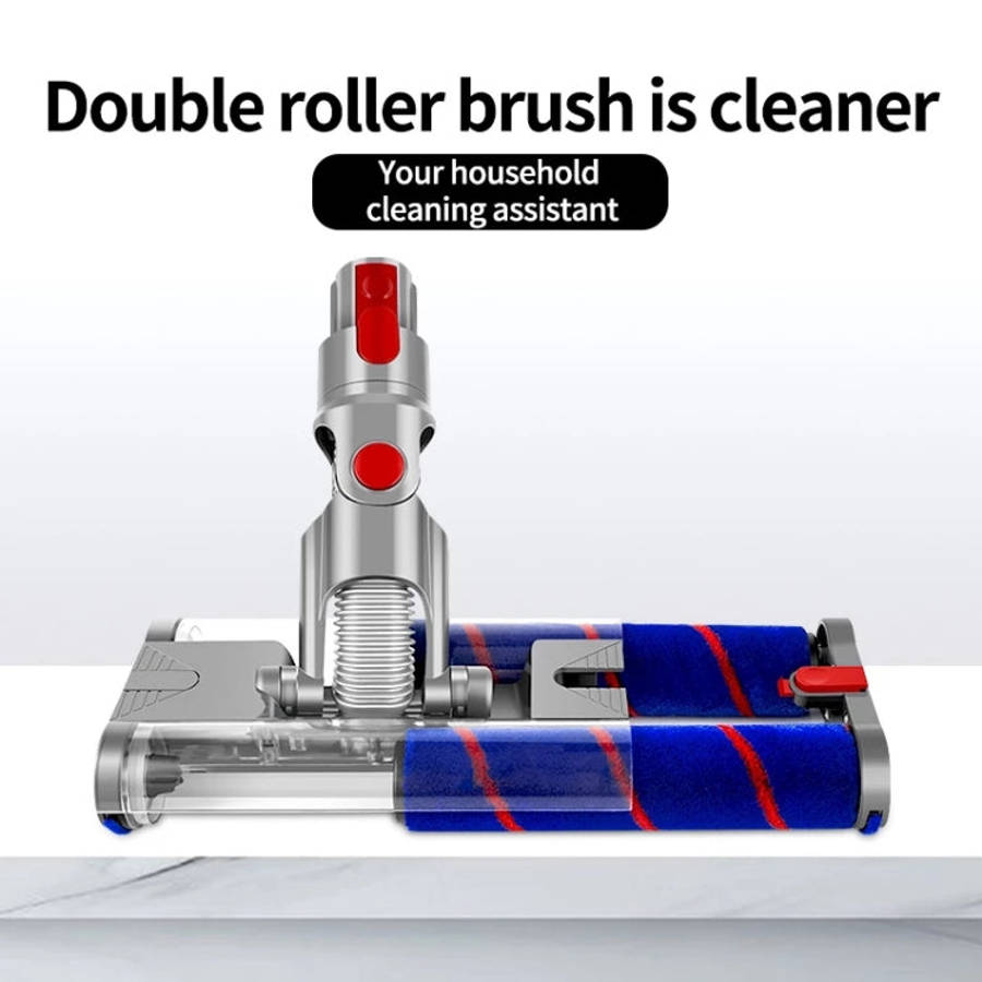 Double Roller Brush Universal Electric Floor Brush, For Dyson V7 / V8 / V10 / V11 23cm
