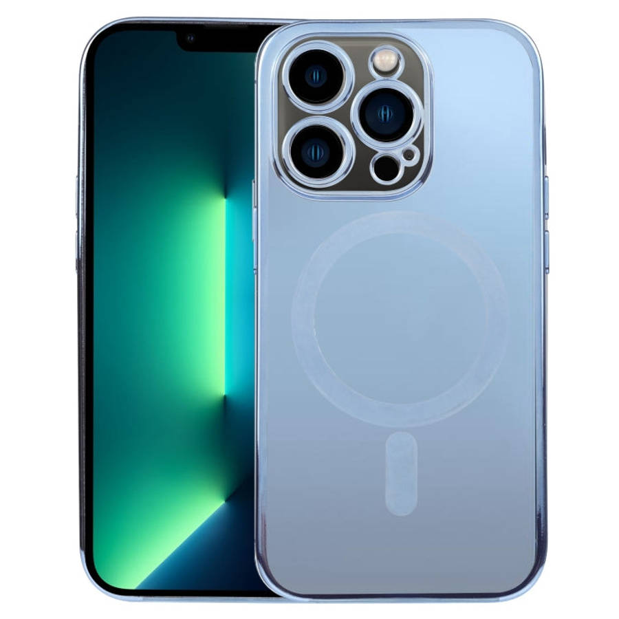 MagSafe Electroplating Straight TPU Phone Case, For iPhone 13 Pro, For iPhone 13 Pro Max, For iPh...