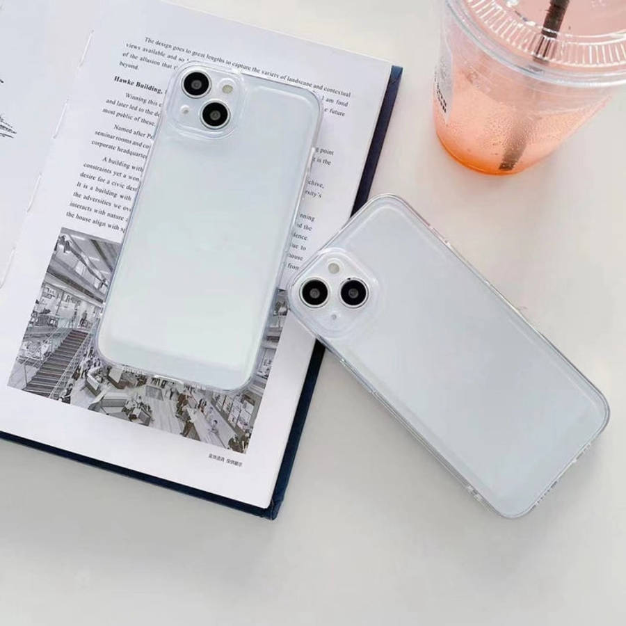 Space Fine Hole Transparent TPU Shockproof Protective Case, For iPhone 14