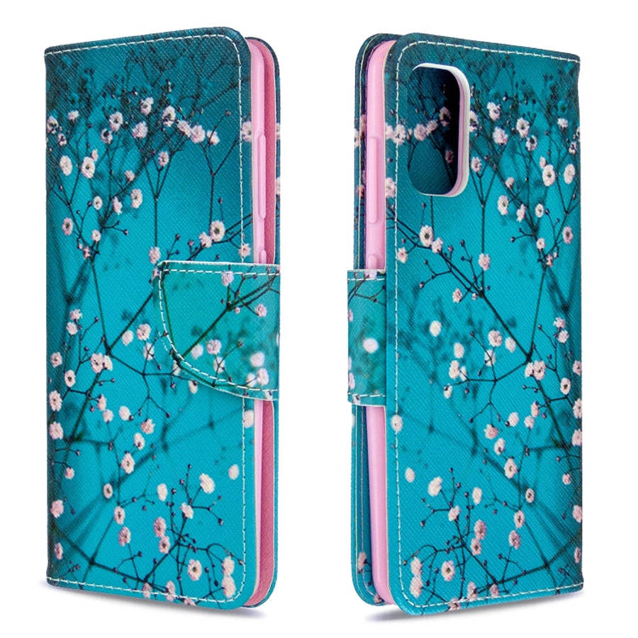 Colored Drawing Pattern Horizontal Flip Leather Case with Holder & Card Slots & Wallet, For Galax...