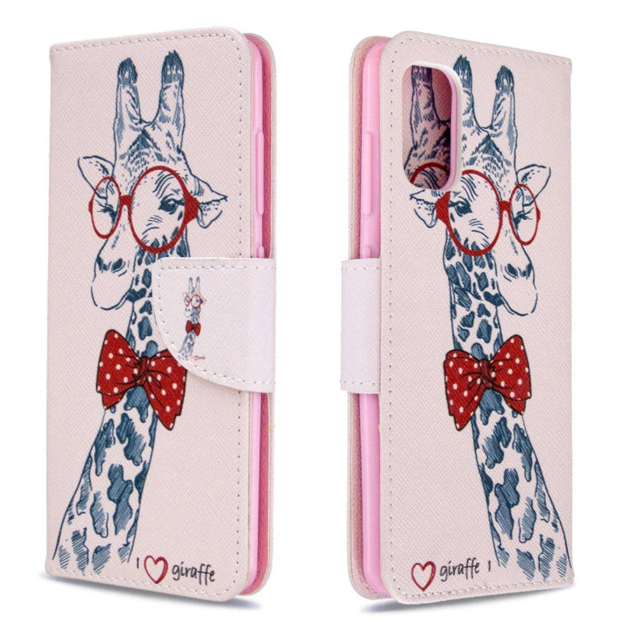 Colored Drawing Pattern Horizontal Flip Leather Case with Holder & Card Slots & Wallet, For Galax...
