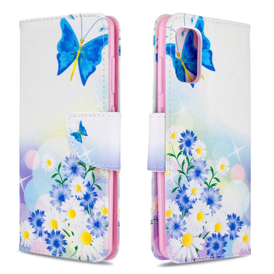 Colored Drawing Pattern Horizontal Flip Leather Case with Holder & Card Slots & Wallet, For Galax...