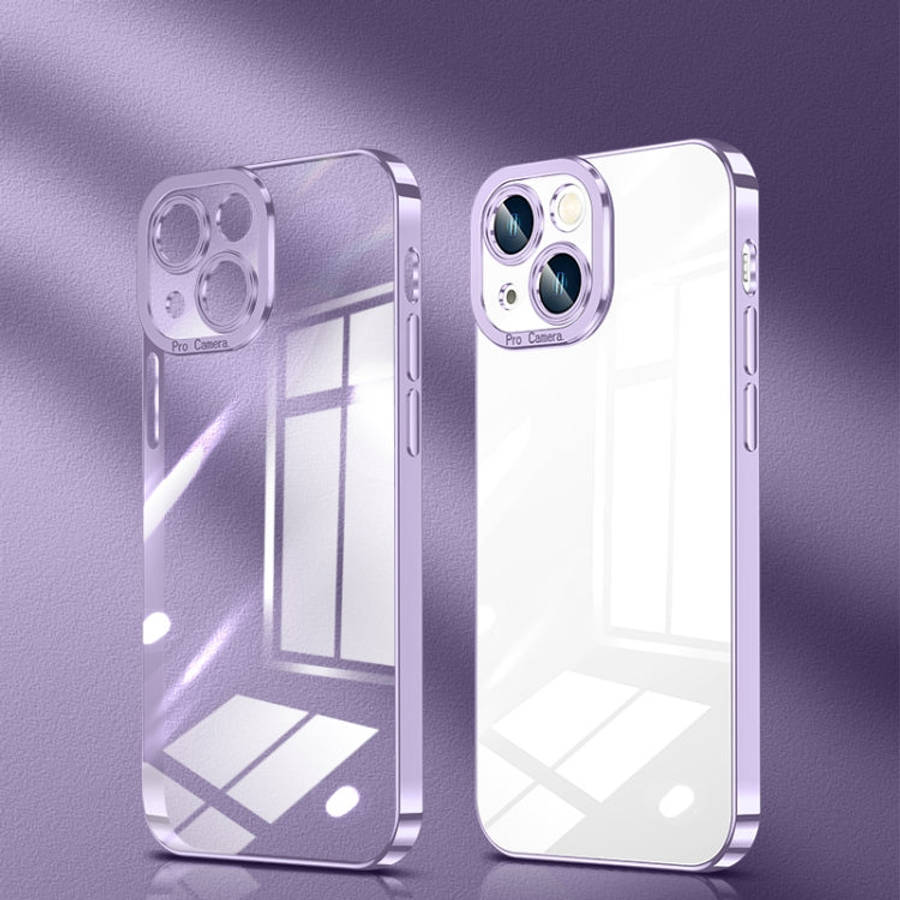 Crystal Plated High Transparency Phone Case, For iPhone 14, For iPhone 14 Plus, For iPhone 14 Pro...