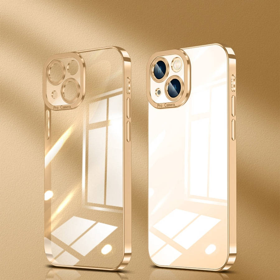 Crystal Plated High Transparency Phone Case, For iPhone 14, For iPhone 14 Plus, For iPhone 14 Pro...