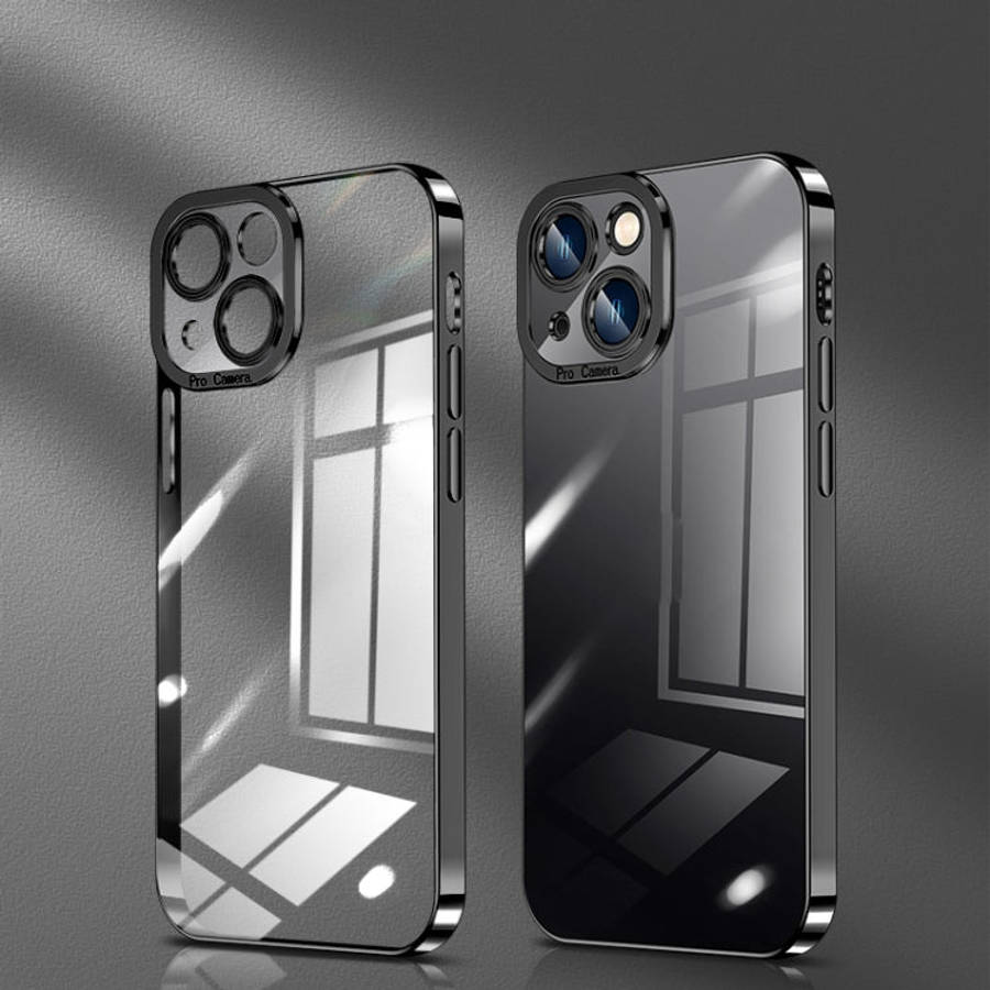 Crystal Plated High Transparency Phone Case, For iPhone 14, For iPhone 14 Plus, For iPhone 14 Pro...