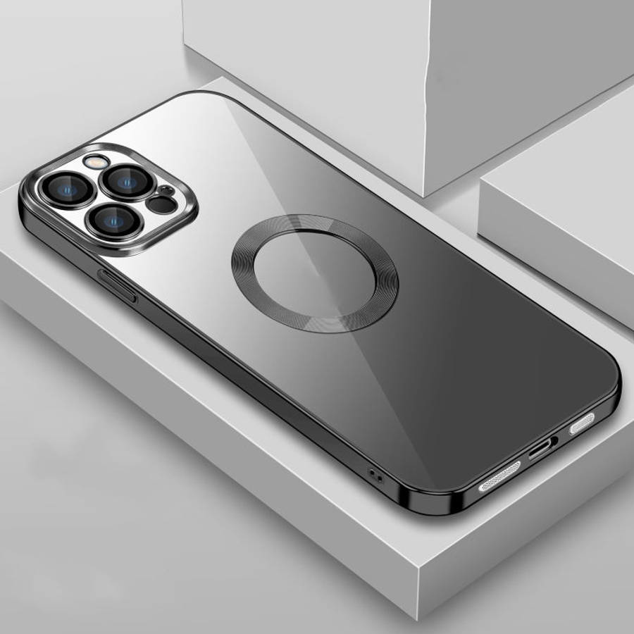 9D Plated Lens Film Clear Phone Case, For iPhone 14, For iPhone 14 Plus, For iPhone 14 Pro, For i...