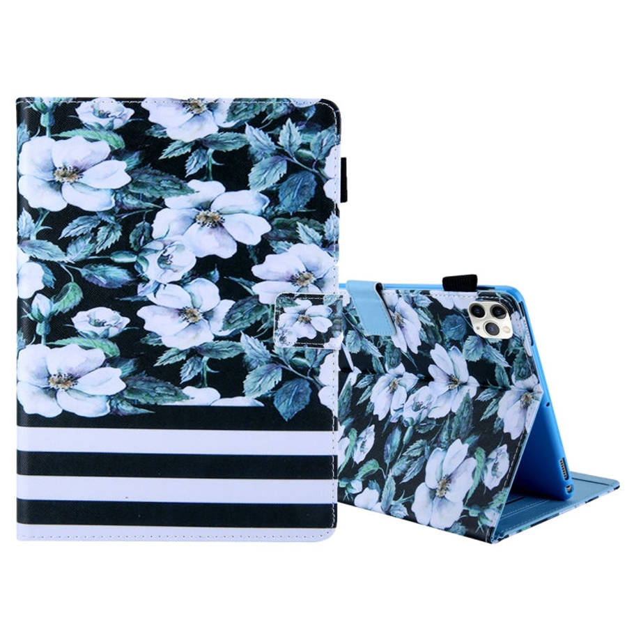 For iPad Pro 11 (2020) & (2018) Painted Pattern Tablet PC Protective Leather Case with Bracket & ...