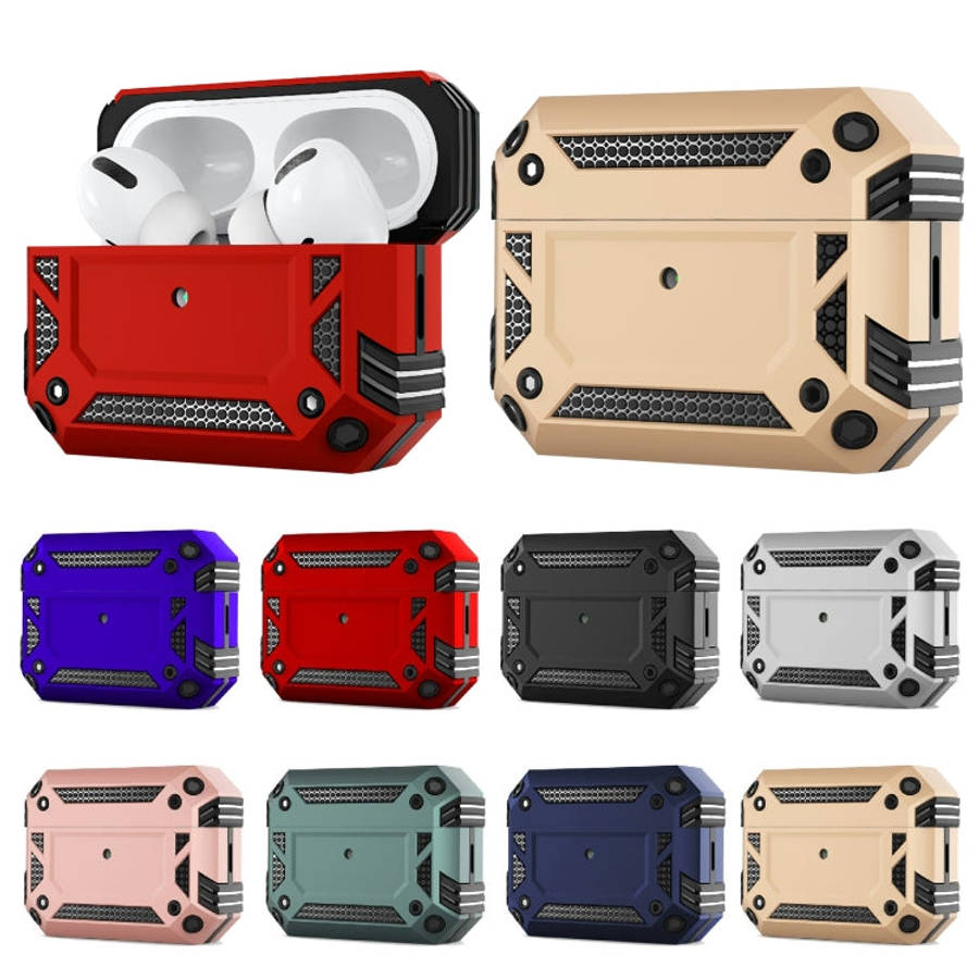 Military Armor Four-corner Shockproof Earphone Protective Cover, For AirPods Pro 2