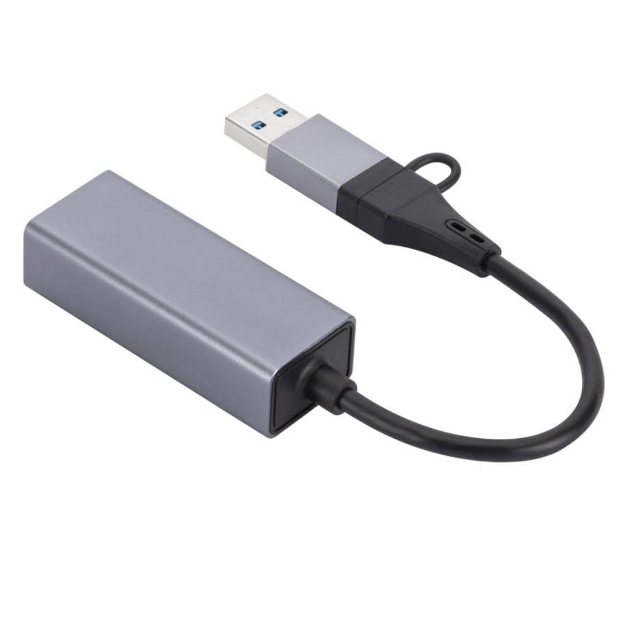 SL-017 USB3.0 Gigabit Network Type-C to Network Port USB HUB, SL-017