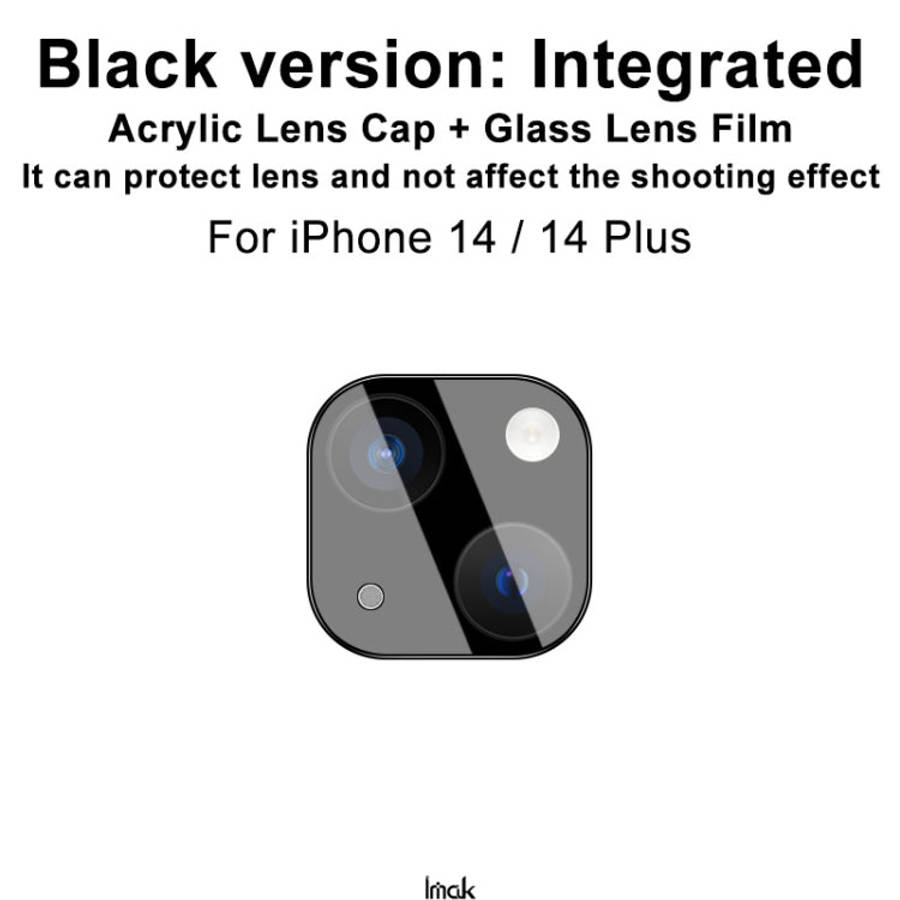 imak High Definition Integrated Glass Lens Film Black Version, For iPhone 14  / 14 Plus, For iPho...