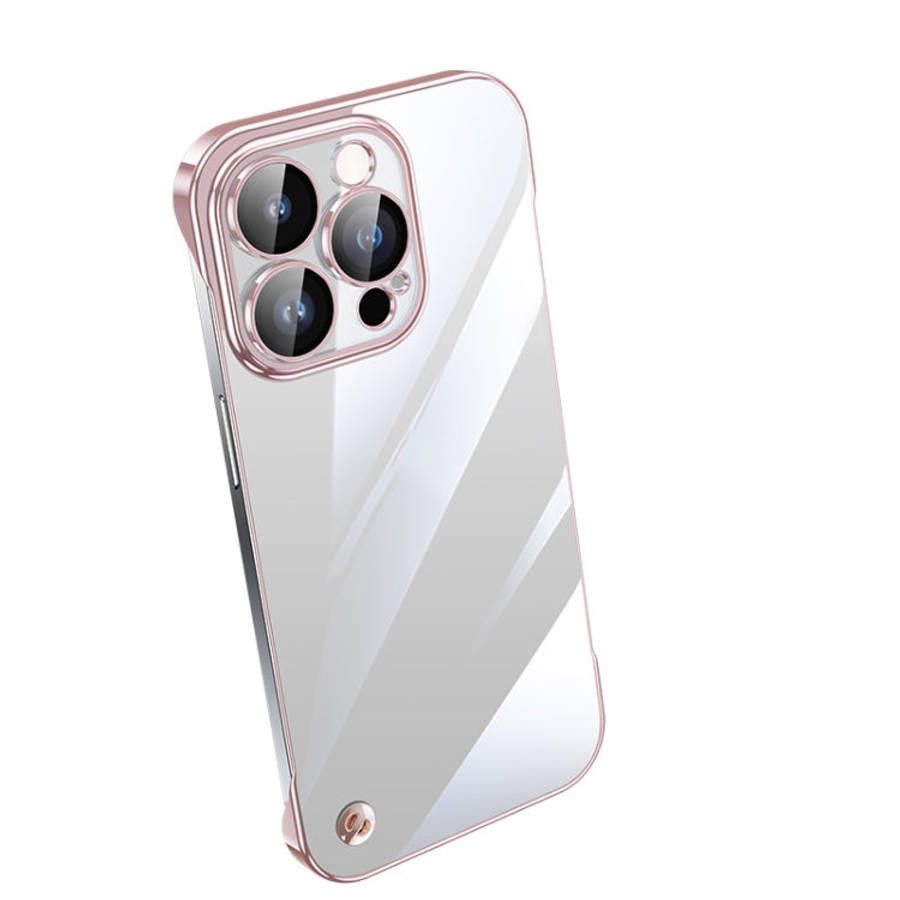 Electroplating Frameless Clear PC Phone Case, For iPhone 13 Pro Max, For iPhone 12, For iPhone 12...
