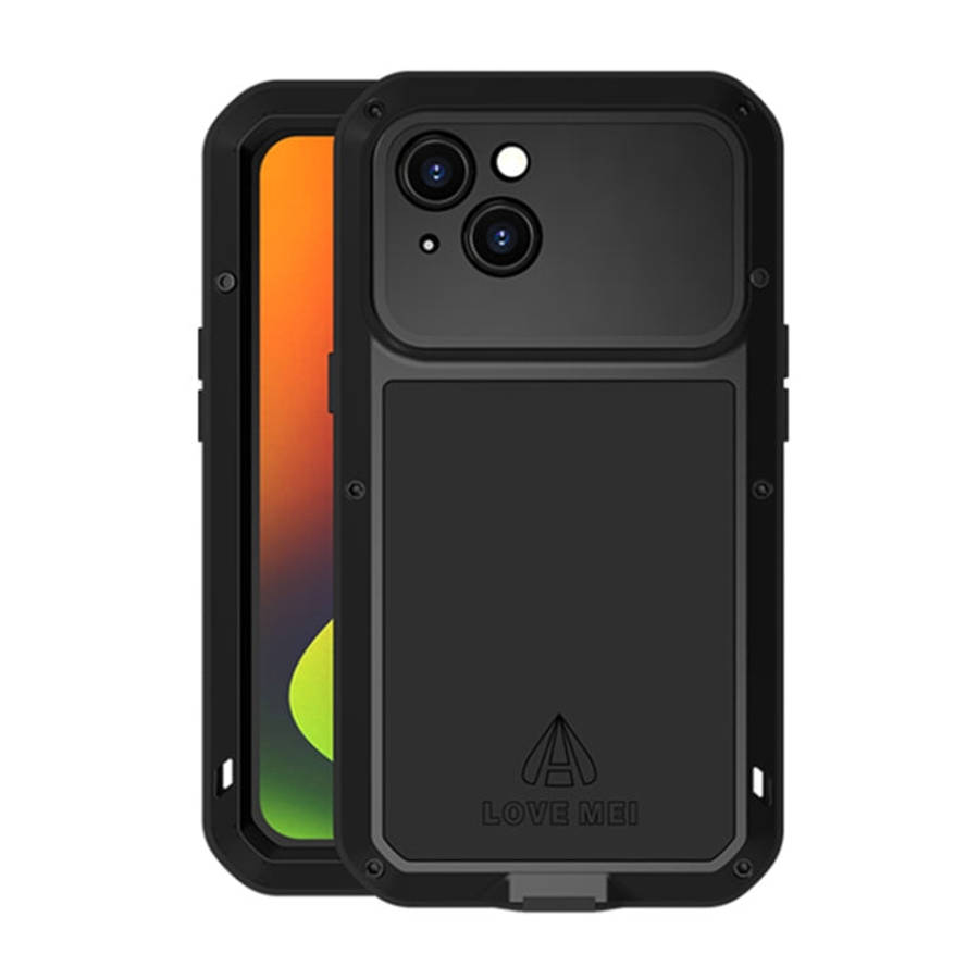 LOVE MEI Metal Shockproof Waterproof Dustproof Phone Case, For iPhone 14, For iPhone 14 Plus, For...
