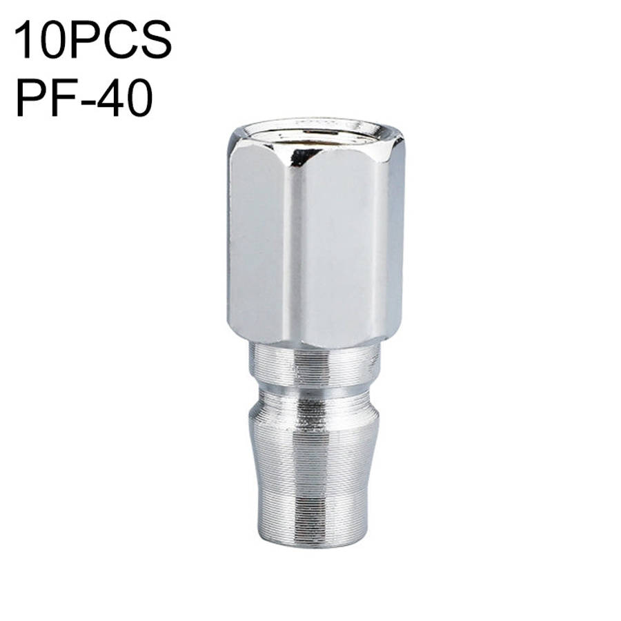 10pcs C-type Self-lock Air Tube Pneumatic Quick Fitting Connector, PF-20, PF-30, PF-40, PH-20, PH...