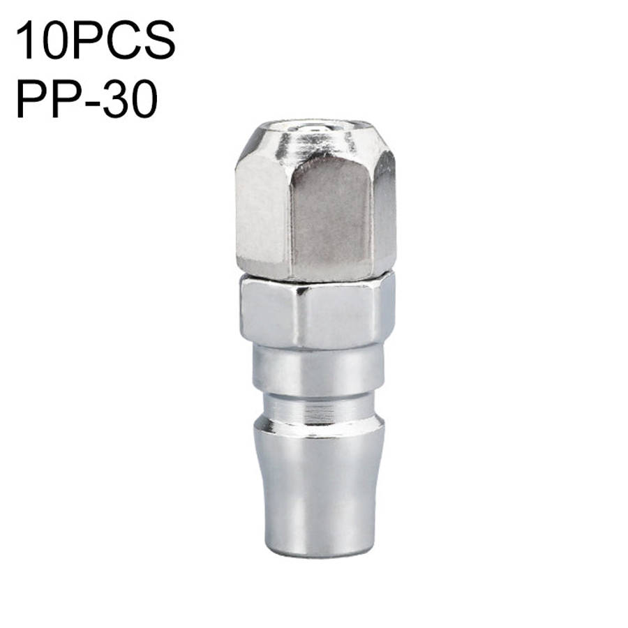 10pcs C-type Self-lock Air Tube Pneumatic Quick Fitting Connector, PF-20, PF-30, PF-40, PH-20, PH...