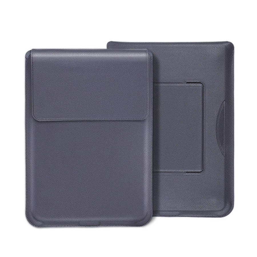 PU Leather 4 in 1 Laptop Bag with Functional Bracket, For MacBook 12 / 14 inch, For MacBook 15 / ...