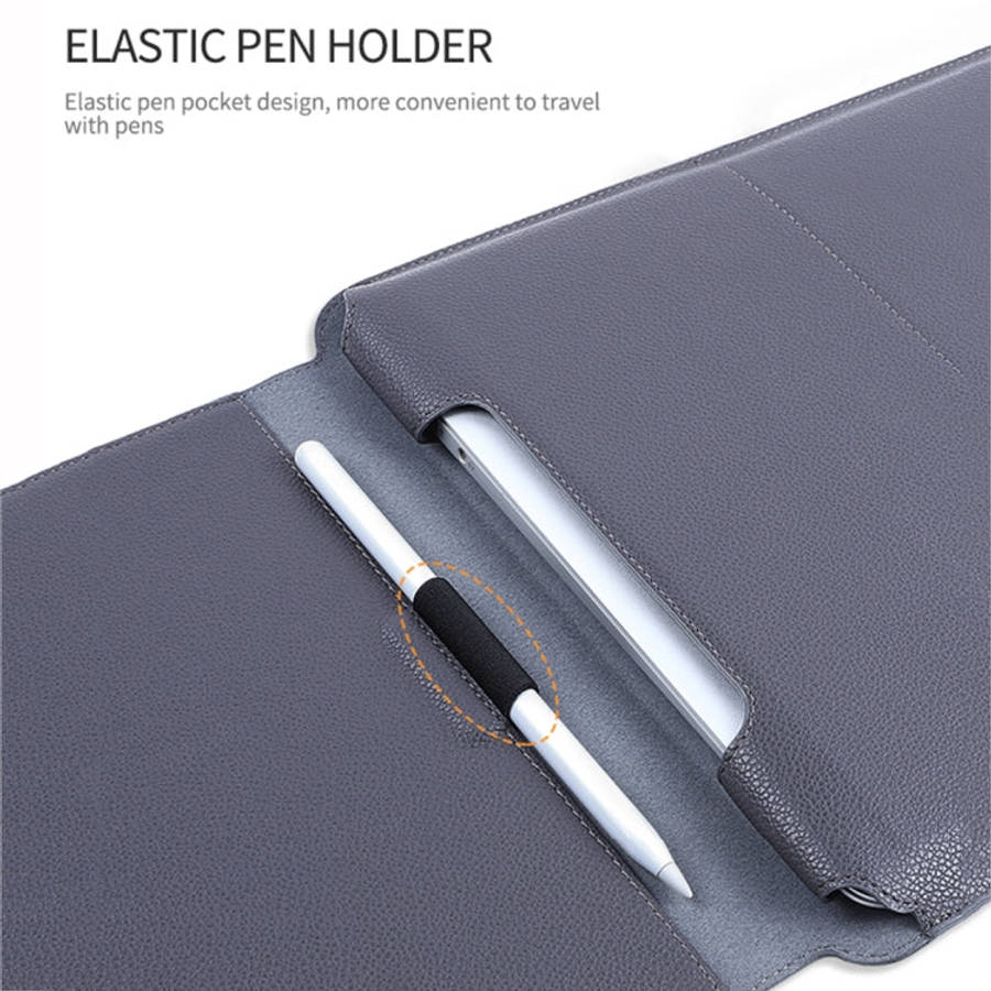 PU Leather 4 in 1 Laptop Bag with Functional Bracket, For MacBook 12 / 14 inch, For MacBook 15 / ...