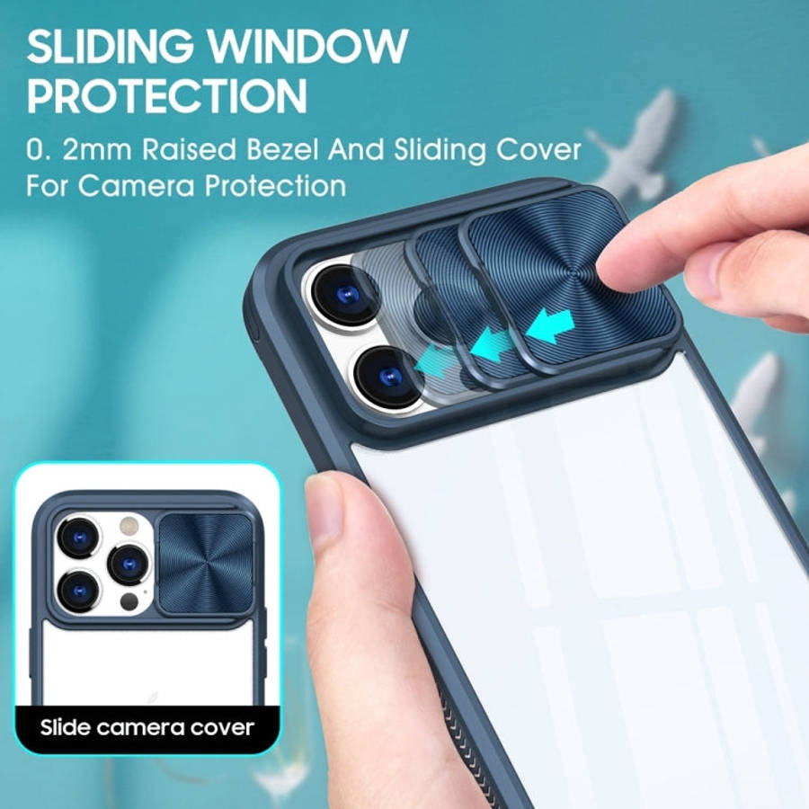 360 Full Body Sliding Camshield Phone Case, For iPhone 14 Pro Max