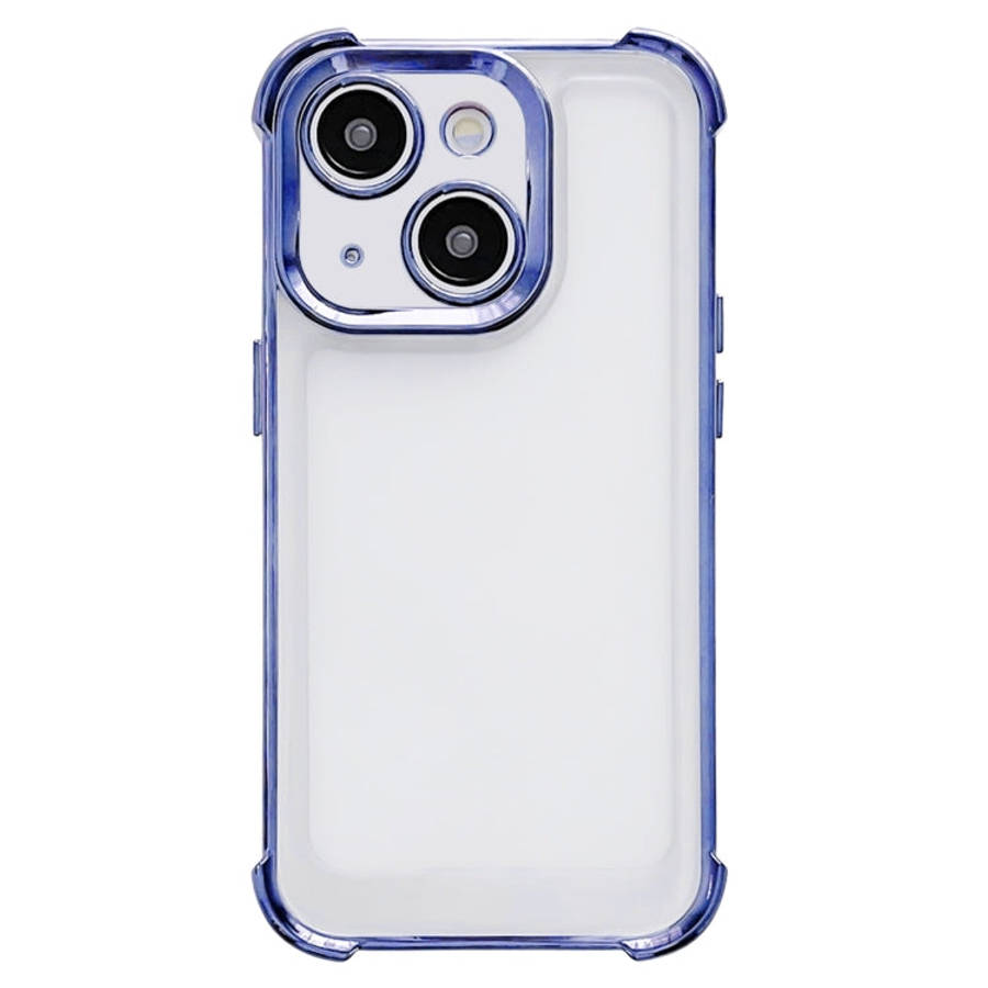 Electroplating Four-corner Shockproof Space Phone Case, For iPhone 15 Pro Max, For iPhone 15 Pro,...