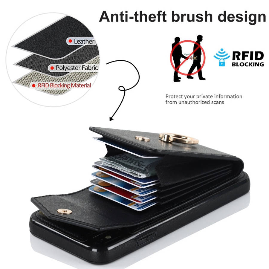 Ring Holder RFID Card Slot Phone Case, For iPhone XR, For iPhone XS Max, For Samsung Galaxy A33 5...