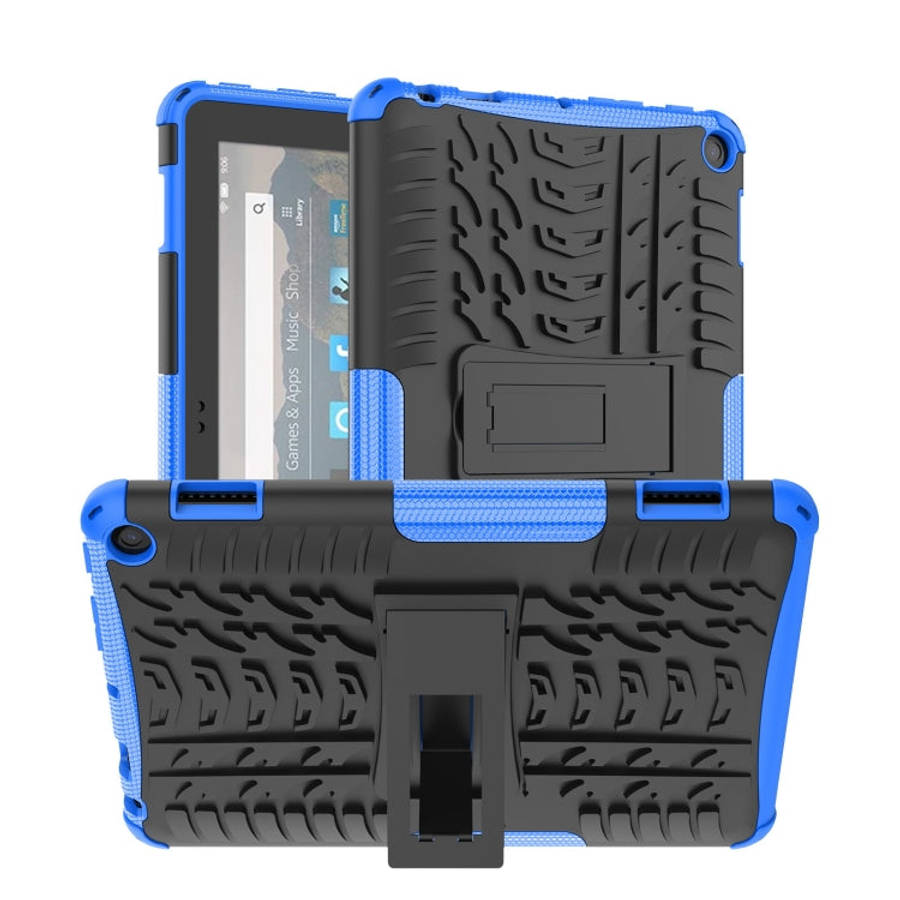 Tire Texture TPU + PC Tablet Case with Holder, For iPad 10th Gen 10.9 2022, For Amazon Kindle Fir...