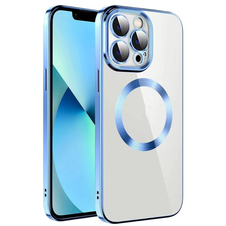 Electroplating MagSafe TPU Phone Case with Lens Film, For iPhone 13 Pro Max, For iPhone 12, For i...