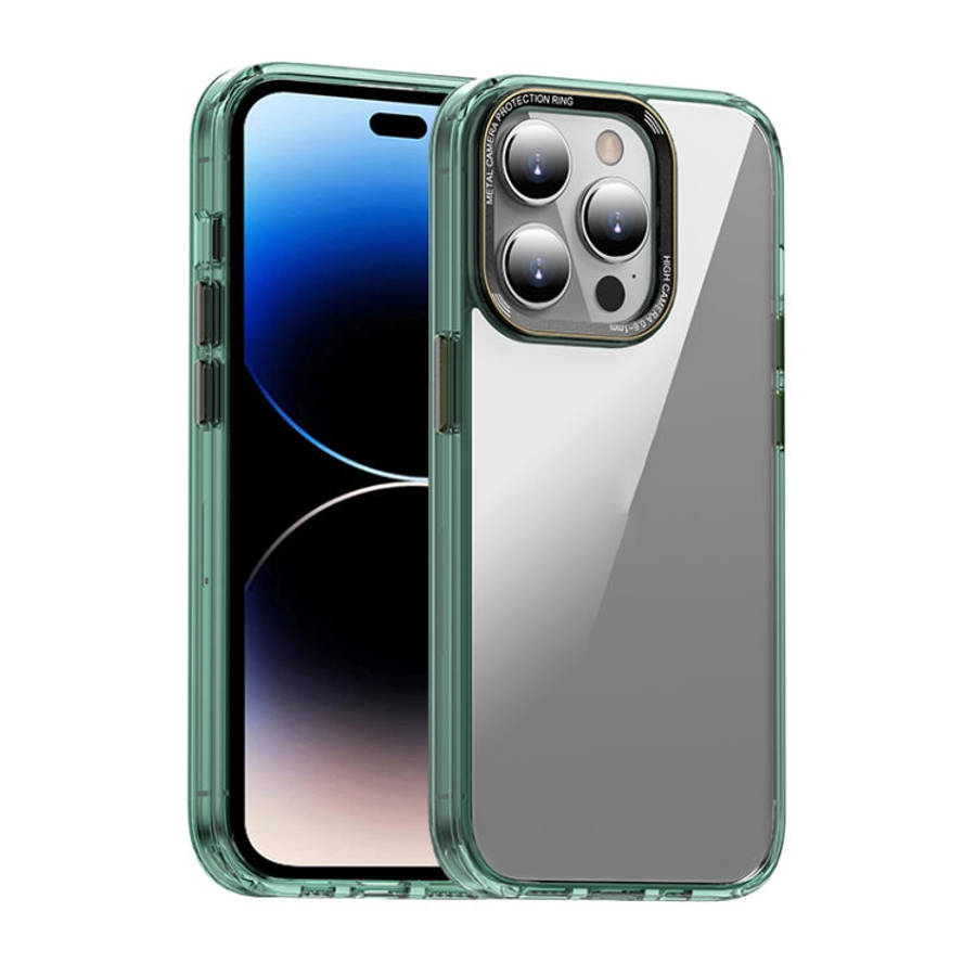 MG Series Crystal Clear Glass Phone Case, For iPhone 14, For iPhone 14 Plus, For iPhone 14 Pro, F...
