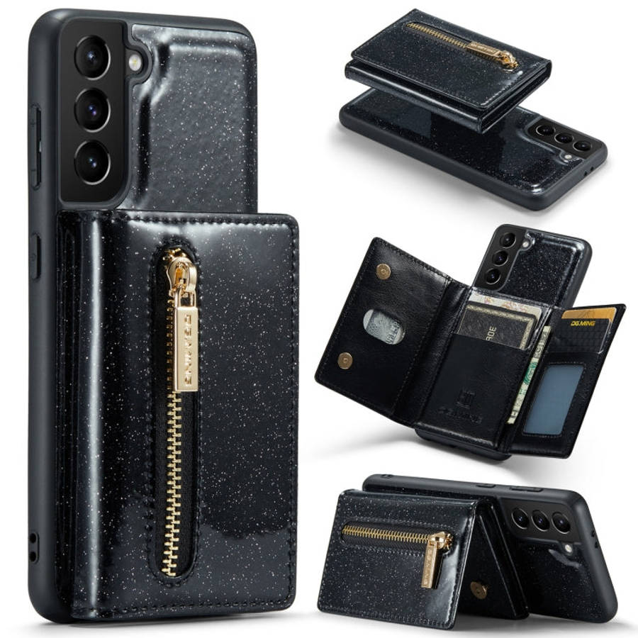 DG.MING M3 Series Glitter Powder Card Bag Leather Case, For Google Pixel 6, For Samsung Galaxy S2...